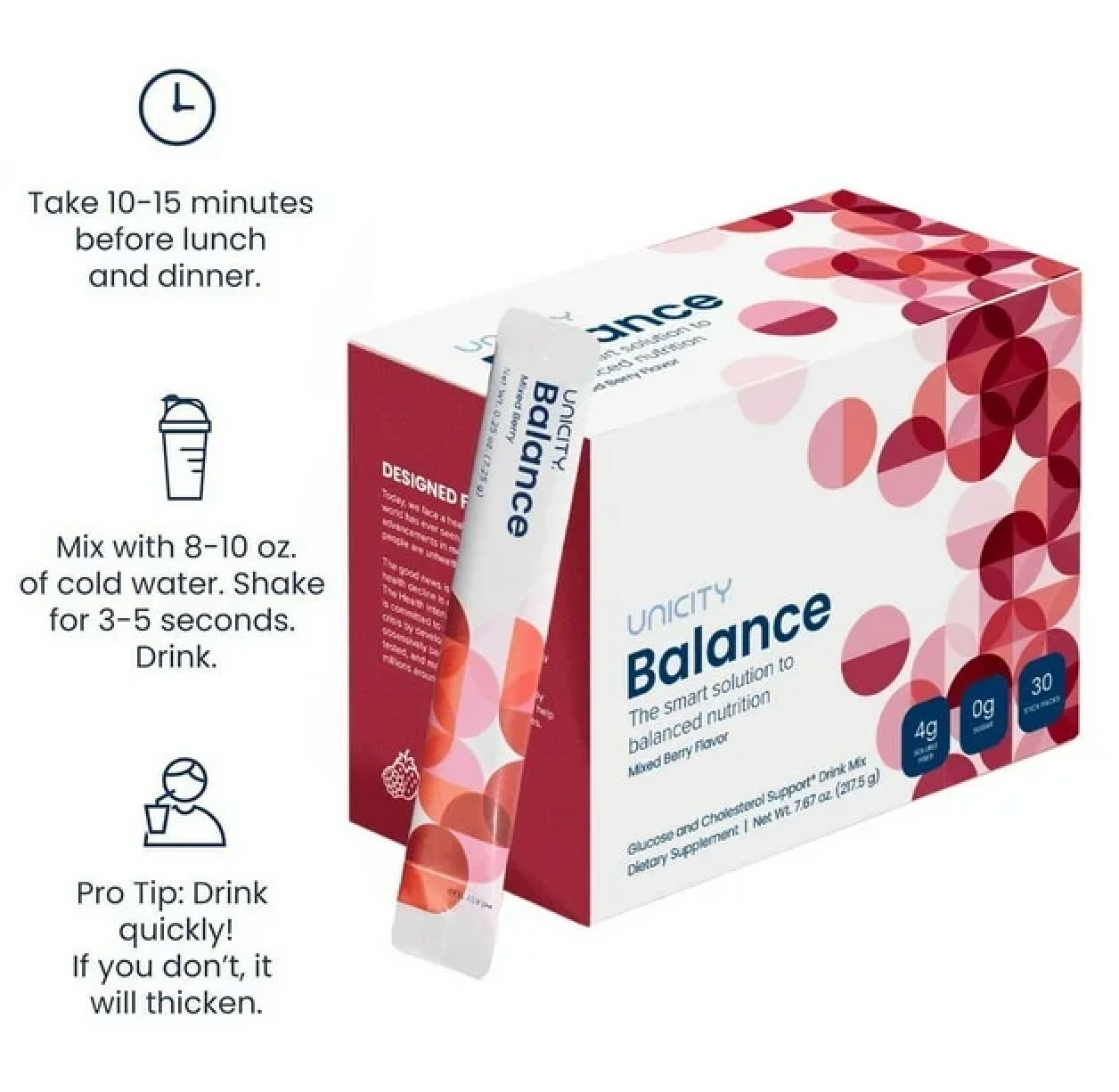 Unicity Balance Natural Mixed Berry Flavor