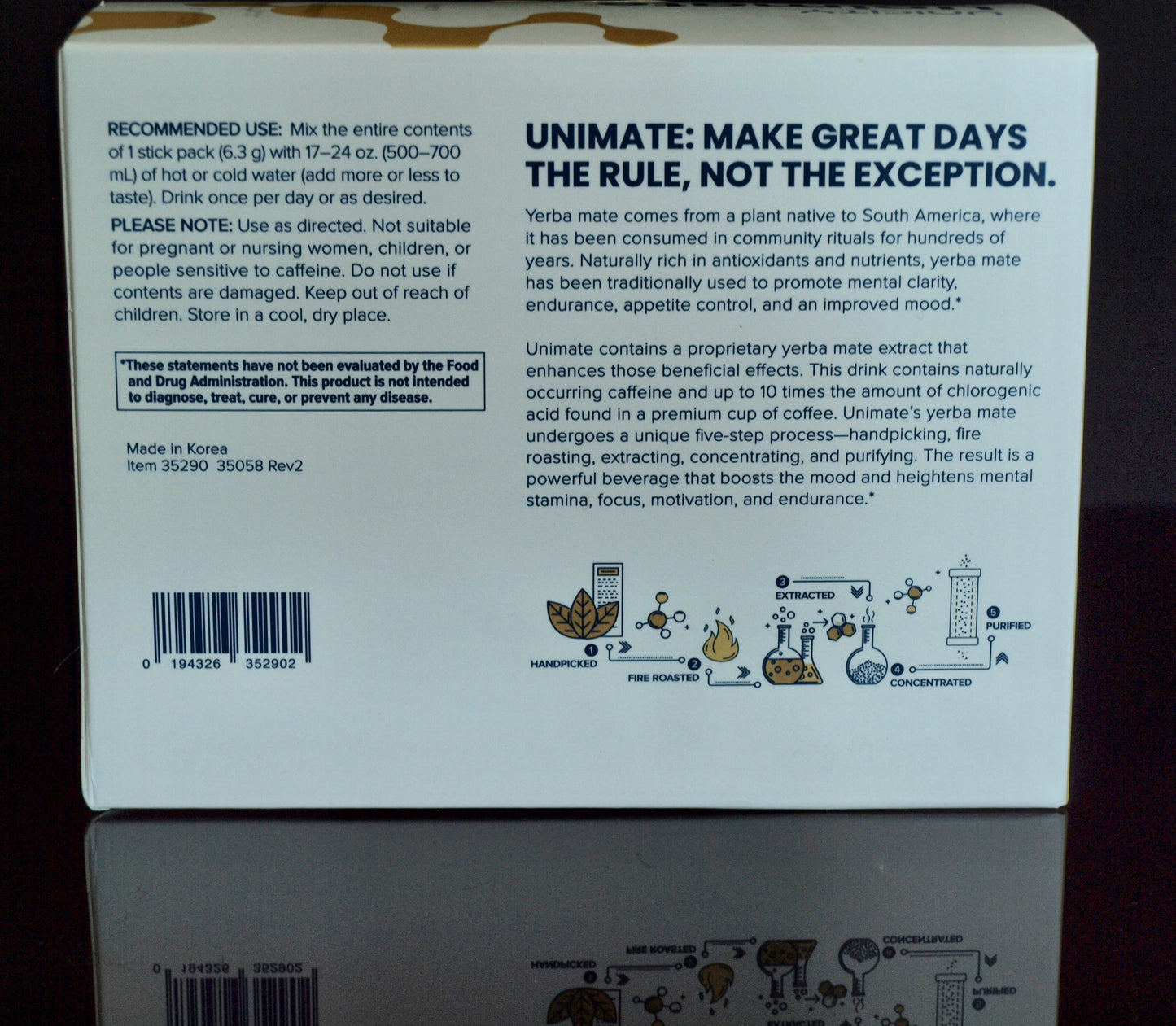 ORIGINAL UNICITY UNIMATE NATURAL LEMON GINGER BOX OF 30 SACHETS... EXP JUNE 2028