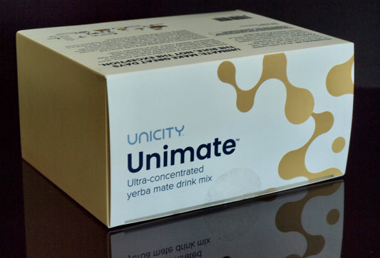 ORIGINAL UNICITY  UNIMATE NATURAL LEMON GINGER BOX OF 30 SACHETS... EXP JUNE 2028